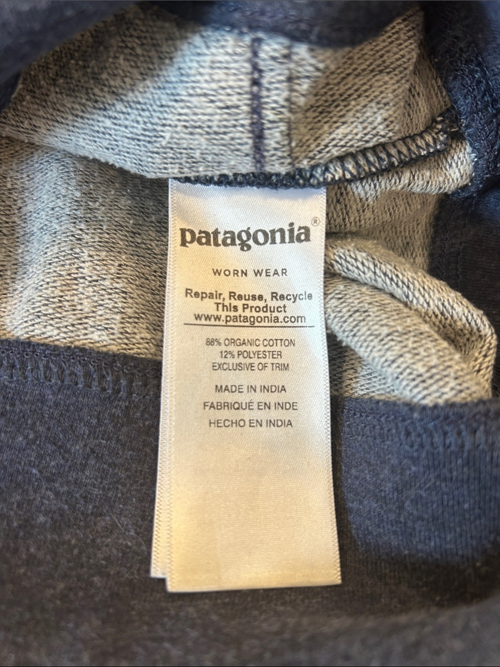 Patagonia "Pickup Lines" Men’s Lightweight Hoody Blue Medium Gorpcore - Picture 6 of 11